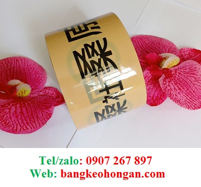 CÔNG TY SẢN XUẤT BĂNG KEO IN LOGO (NỀN MÀU+IN 1 MÀU)